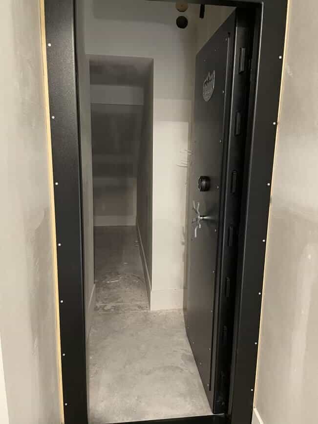 Steelhead Outdoors vault doors opened