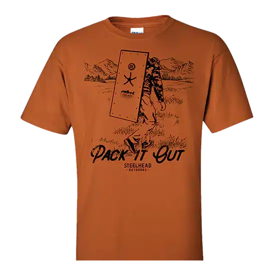 Steelhead Outdoors gun safe apparel tee shirt